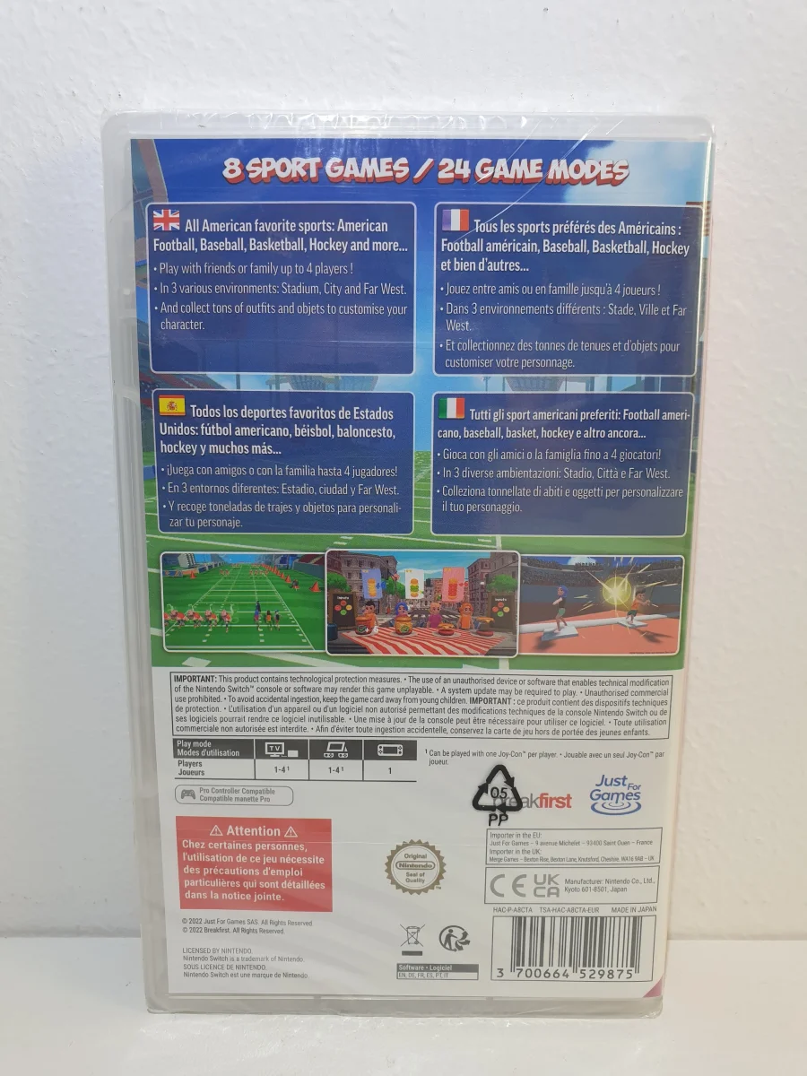 INSTANT SPORTS All-Stars Switch – Neuf sous blister