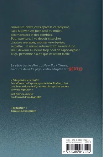 Roman « Les mômes de l&rsquo;apocalypse » Tome 1